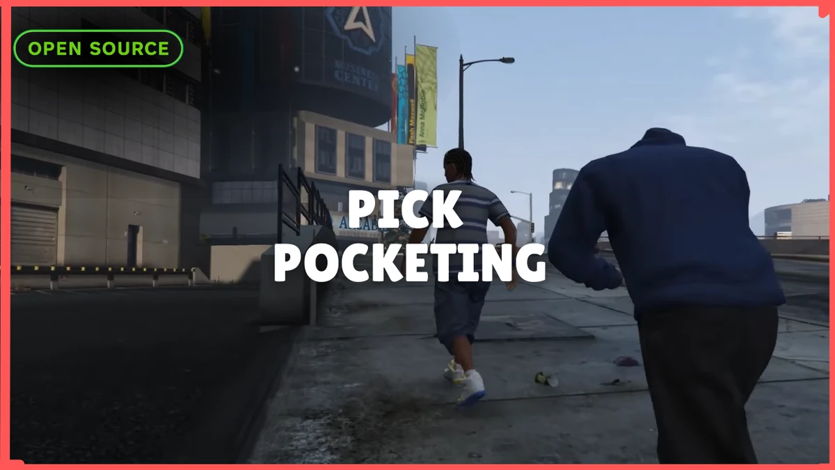 Pick Pocketing Script FiveM | NPC Theft Minigame & Police Dispatch | Open Source
